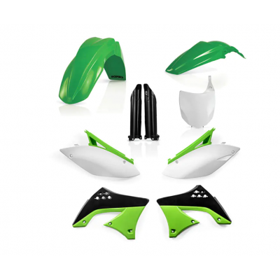 Σετ πλαστικά μοτοσυκλέτας ACERBIS για Kawasaki KX450F 09-11 Green/White